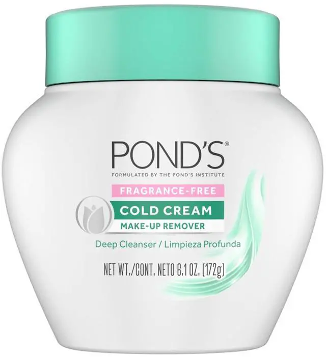 Main image of Cold Cream Cleanser, Fragrance-Free Moisturizing Makeup Remover & Deep Cleansing Face Cream Facial Cleanser for Soft, Radiant Skin Dermatologist Tested, Non-Comedogenic, 6.1 oz