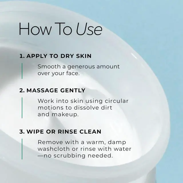 Alt view image 6 of 7 - Cold Cream Cleanser, Fragrance-Free Moisturizing Makeup Remover & Deep Cleansing Face Cream Facial Cleanser for Soft, Radiant Skin Dermatologist Tested, Non-Comedogenic, 6.1 oz