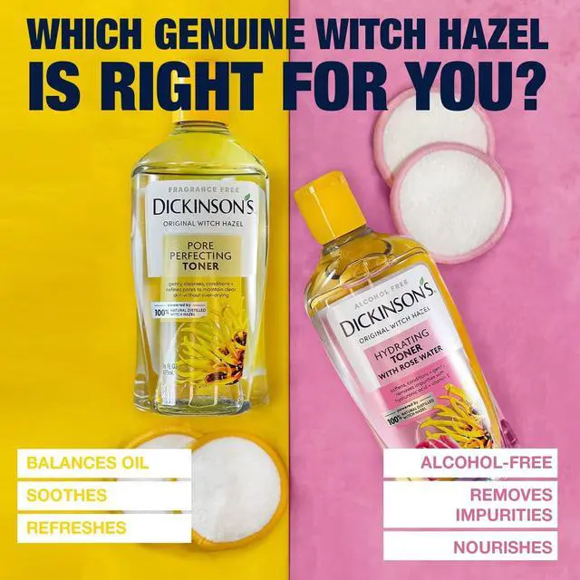 Alt view image 6 of 7 - Original Witch Hazel Pore Perfecting Toner | 100% Natural Distilled Witch Hazel | America's #1 Toner | Refines Pores | Removes Impurities & Oil | 16 Fl Oz