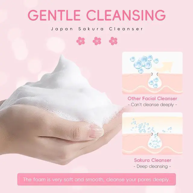 Alt view image 6 of 7 - Cleanser Deep Cleaning Foaming Cream Repairing Deep Cleansing Moisturzing Balance Oil Water