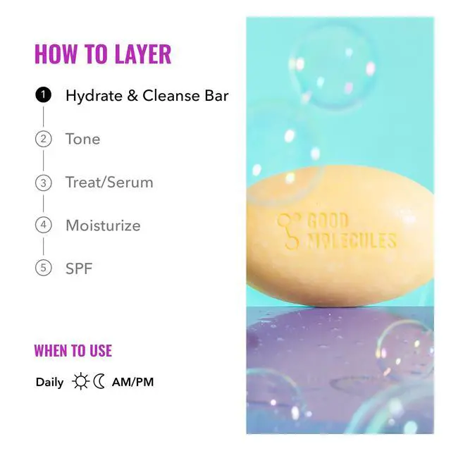 Alt view image 4 of 7 - Soap Free Bar with Shea Butter and Macadamia Seed Oil for Ultra Hydrating Body and Face Moisturizer - Skin Care