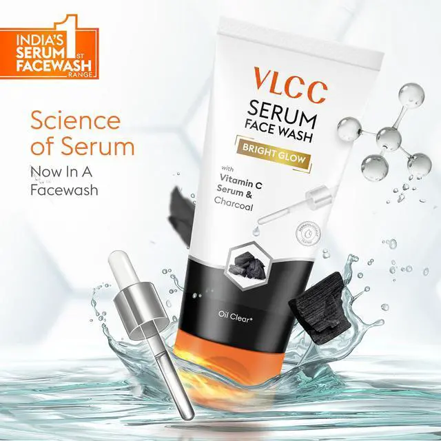 Alt view image 2 of 7 - Serum Face Wash with Vitamin C Serum and Charcoal - Deep Cleansing Facial Cleanser - Gentle Face Cleanser for Even Complexion - 3.38 oz