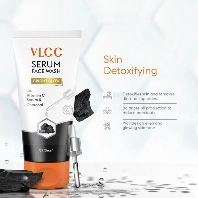 Alt view image 4 of 7 - Serum Face Wash with Vitamin C Serum and Charcoal - Deep Cleansing Facial Cleanser - Gentle Face Cleanser for Even Complexion - 3.38 oz