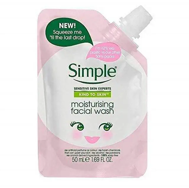 Alt view image 2 of 2 - Kind To Skin Moisturizing Facial Wash Squeeze Me Pouch (Travel Size)