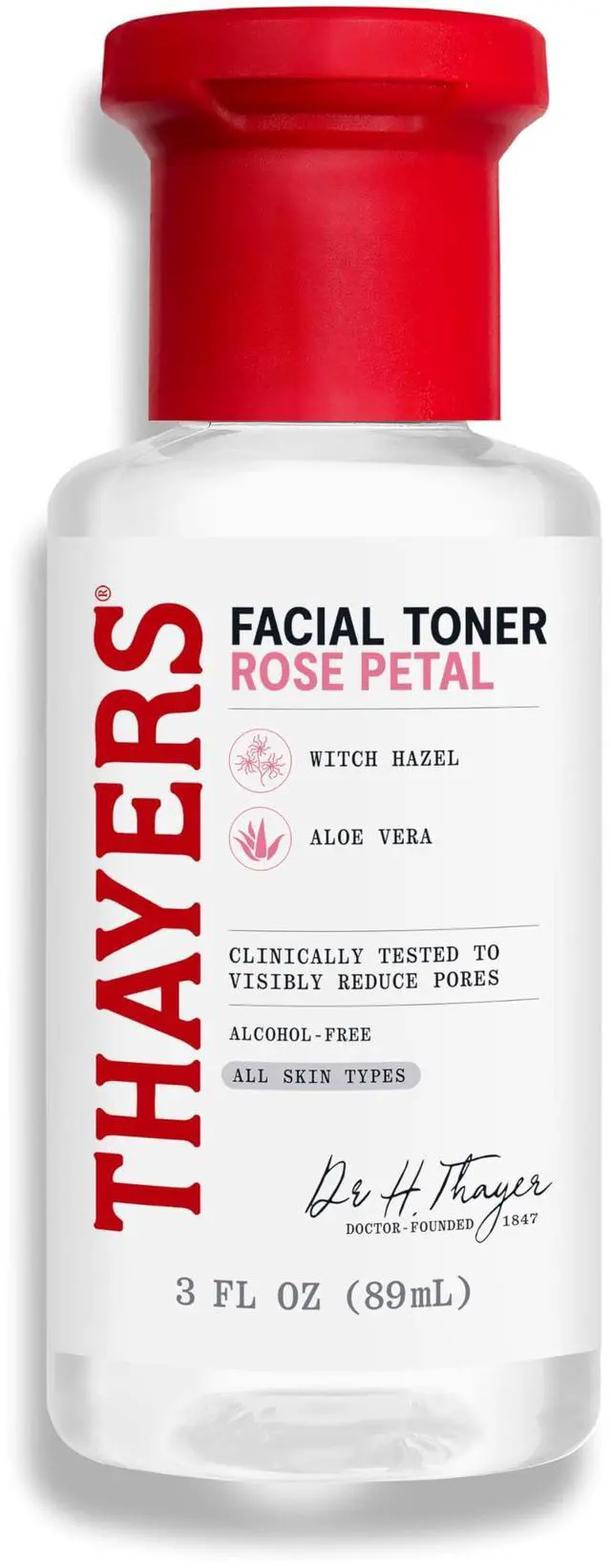 Main image of Alcohol-Free Rose Petal Witch Hazel Facial Toner for Glowing Skin, Soothing, Hydrating, Refreshing Toner for Normal and Combination Skin, 3oz