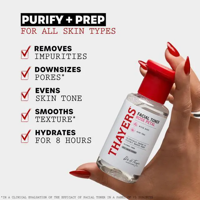 Alt view image 3 of 7 - Alcohol-Free Rose Petal Witch Hazel Facial Toner for Glowing Skin, Soothing, Hydrating, Refreshing Toner for Normal and Combination Skin, 3oz