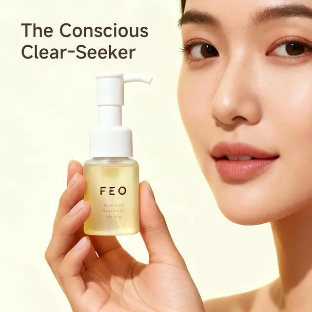 Alt view image 5 of 7 - Deep Cleansing Oil, Facial Cleansing Oil, Makeup Remover, Cleanses without Clogging Pores, Residue-Free, All Skin Types, Sensitive Skin, 1.01 fl. oz.