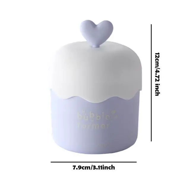 Alt view image 2 of 7 - Face Wash Foam Maker, Facial Cleanser Foam Cup Froth Whip Bubble Maker Skin Care Face Wash Foamer, Deep Skincare Cleaner Tools, for Home Travel(COLOR:blue)