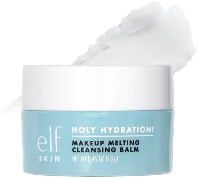 Main image of Holy Hydration! Makeup Melting Cleansing Balm, Face Cleanser & Makeup Remover, Infused with Hyaluronic Acid to Hydrate Skin, 0.45 Oz
