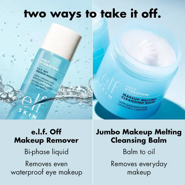 Alt view image 5 of 5 - Holy Hydration! Makeup Melting Cleansing Balm, Face Cleanser & Makeup Remover, Infused with Hyaluronic Acid to Hydrate Skin, 0.45 Oz