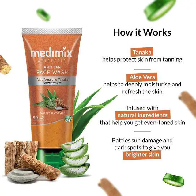 Alt view image 3 of 5 - Anti Tan Face Wash - 100 ml @ FATEH STORE