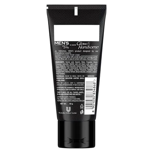 Alt view image 2 of 4 - Lovely Glow & Handsome Instant Brightness Rapid Action Facewash 50g