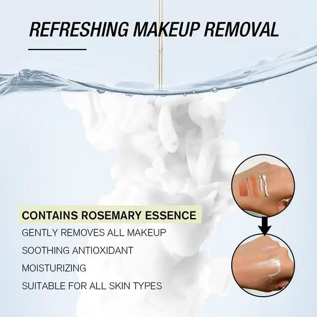 Alt view image 2 of 7 - Vitamin E Cleansing Oil For Pores, Plant-Based Makeup Remover Deep Cleanses And Nourishes Skin.120ml.