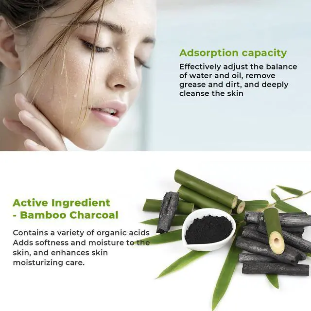 Alt view image 5 of 7 - Blackhead Remover Mask for Face: Black Peel Off Face Mask Charcoal Peel Off Face Mask for Oily & Combination Skin Refreshing Botanical Formula, 2.8 fl oz