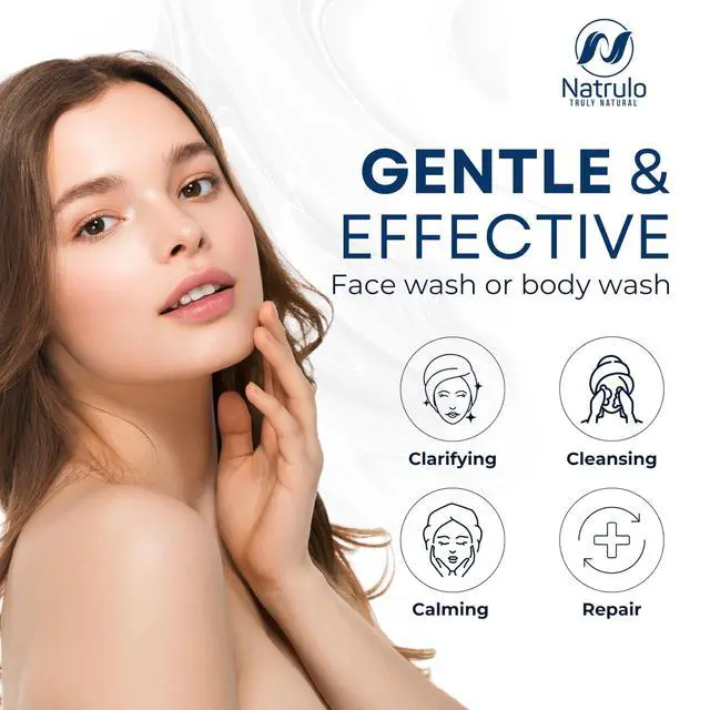 Alt view image 3 of 7 - Zinc Soap with Zinc Pyrithione | Gentle All-Natural Face & Body Wash | Daily Cleansing Formula for Oily, Sensitive & Blemish-Prone Skin | Exfoliating Wash with Aloe & Citrus | Made in USA