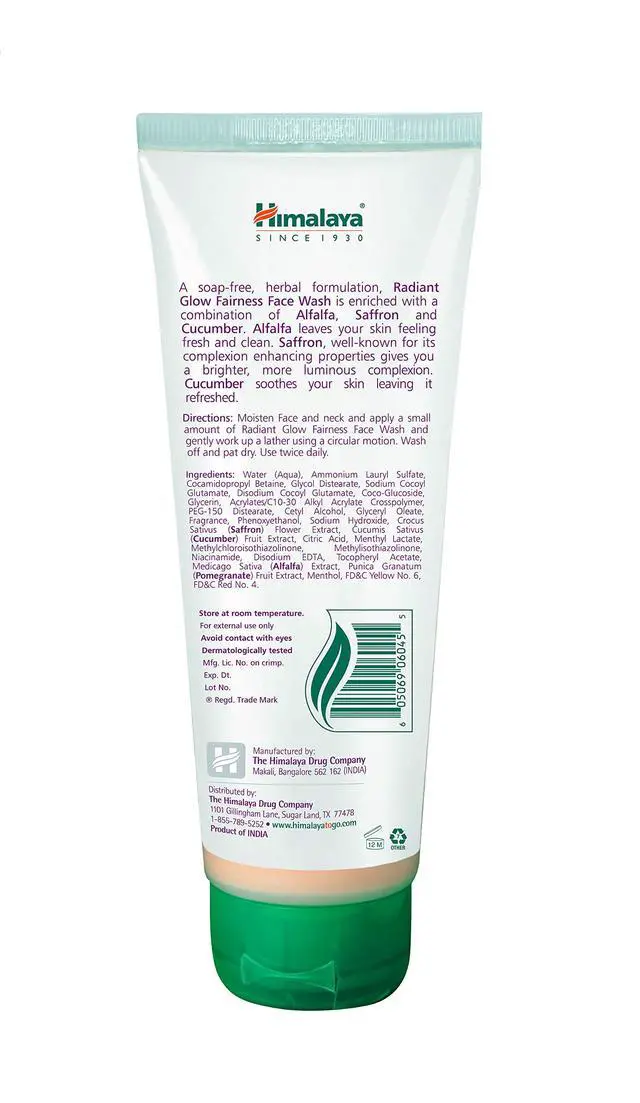 Alt view image 2 of 6 - Radiant Glow Fairness Face Wash for Clear, Glowing Skin, and Pore Minimizer for Even Skin Tone 3.38 oz