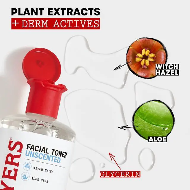 Alt view image 5 of 7 - Trial Size Alcohol Free Unscented Witch Hazel Facial Toner with Aloe Vera Formula- 3 oz