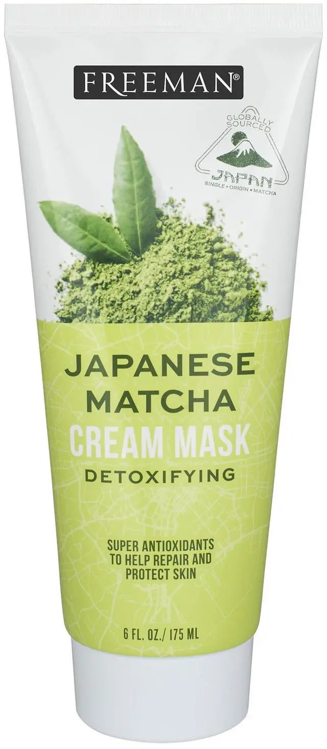 Main image of Exotic Blends Detoxifying Japanese Matcha Cream Facial Mask, 6 fl.oz./ 175 mL Tube