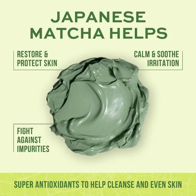 Alt view image 2 of 7 - Exotic Blends Detoxifying Japanese Matcha Cream Facial Mask, 6 fl.oz./ 175 mL Tube