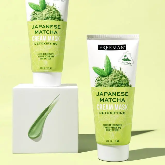 Alt view image 6 of 7 - Exotic Blends Detoxifying Japanese Matcha Cream Facial Mask, 6 fl.oz./ 175 mL Tube