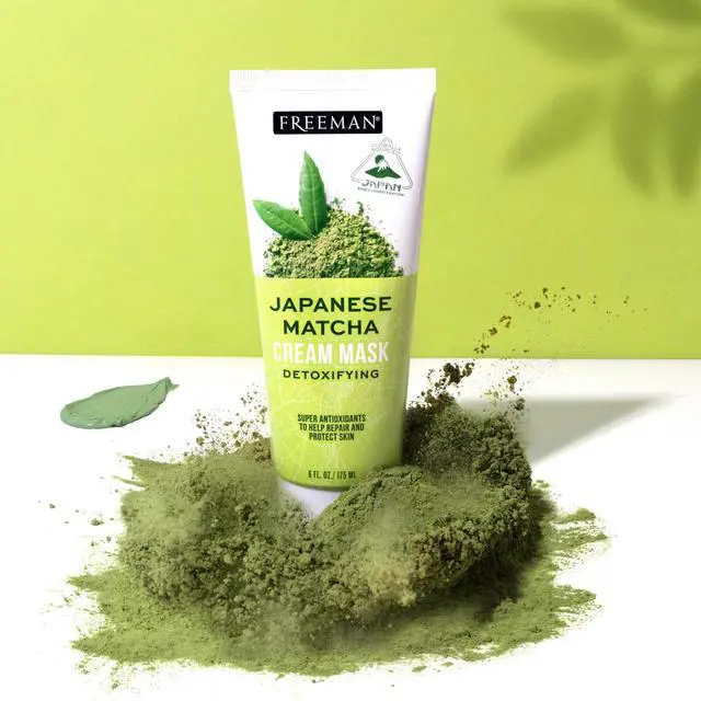 Alt view image 7 of 7 - Exotic Blends Detoxifying Japanese Matcha Cream Facial Mask, 6 fl.oz./ 175 mL Tube