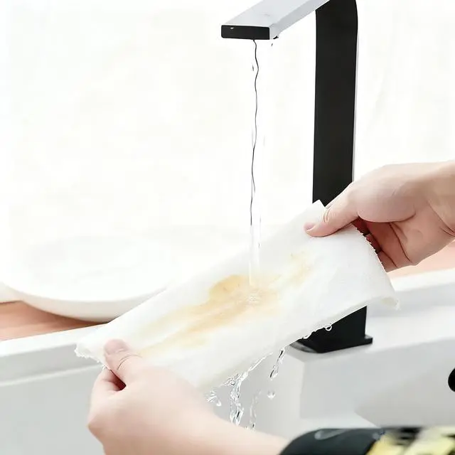 Alt view image 4 of 7 - (Use 1000-2000 Times), Lazy Rags, Disposable Kitchen Paper Towels, Washable Wet and Dry Towels, Rags, Non-Stick Oil Rags, degreasing Towels, Household Cleaning Rags, Cleaning Supplies