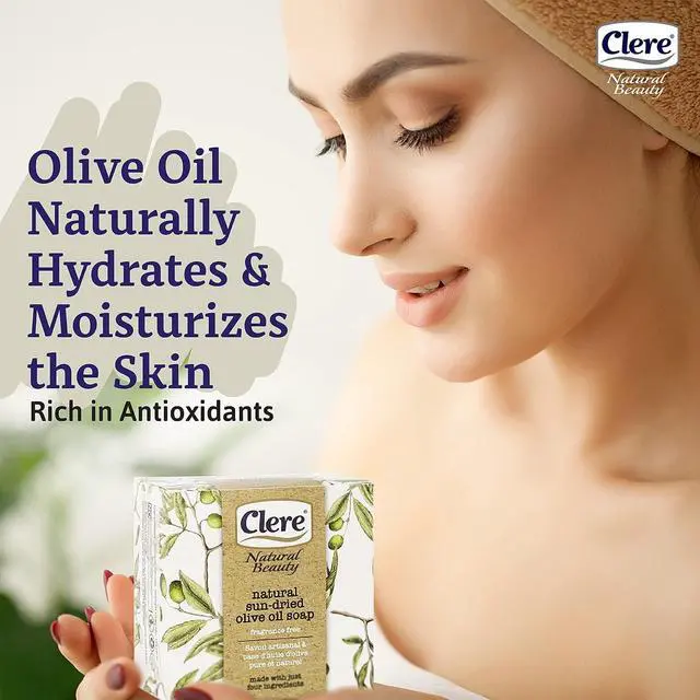 Alt view image 5 of 6 - Natural Olive Oil Soap Bar Handmade with 100% Natural Ingredients Gentle & Fragrance-Free, 200 Grams