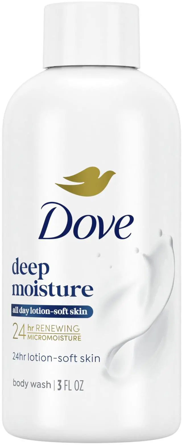Main image of Body Wash Deep Moisture for 24hr Lotion-Soft Skin Moisturizing Skin Cleanser with No Sulfates No Parabens 3 oz