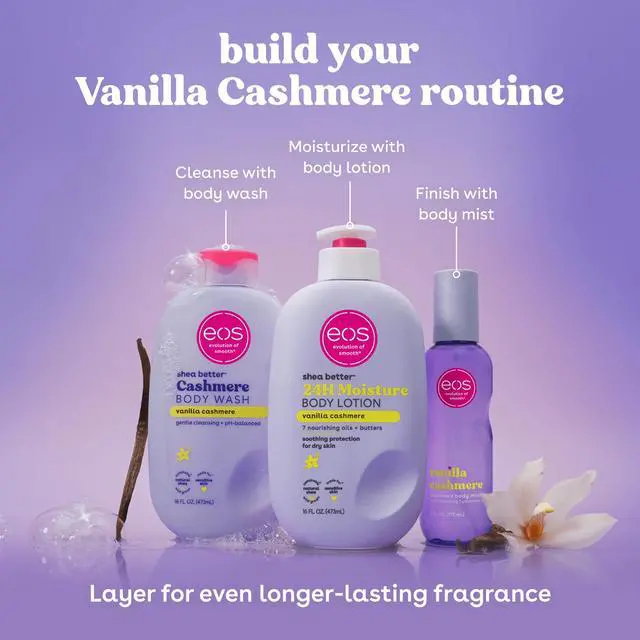 Alt view image 7 of 7 - Travel Vanilla Cashmere Body Wash- Travel Size Body Wash, Hydrating, Moisturizing, Toiletries, Mini, Shea Butter, 2.5 fl oz