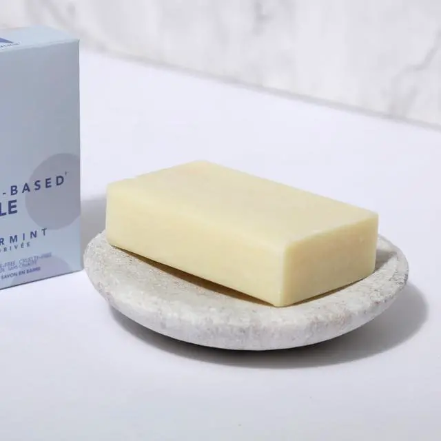 Alt view image 6 of 7 - Bar Soap - Multipurpose Soap Bar with Anti-Acne Properties - for Face, Body, Hair - Sensitive Skin Body Wash - Peppermint - 2 pcs
