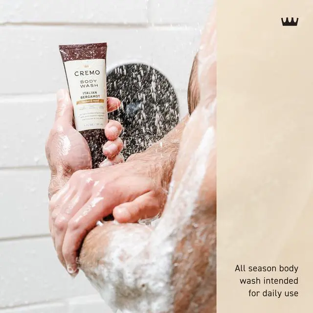 Alt view image 2 of 4 - Rich-Lathering Italian Bergamot Travel Size Body Wash Men, Notes of Italian Bergamot, Neroli Blossom, and Fresh Vetiver, 3 Fl Oz Travel Essentials