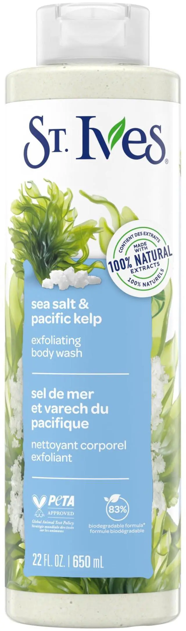 Main image of Sea Salt & Pacific Kelp Exfoliating Body Wash 22 Fl Oz
