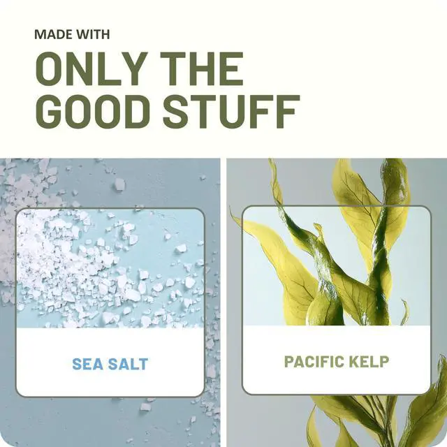 Alt view image 6 of 7 - Sea Salt & Pacific Kelp Exfoliating Body Wash 22 Fl Oz