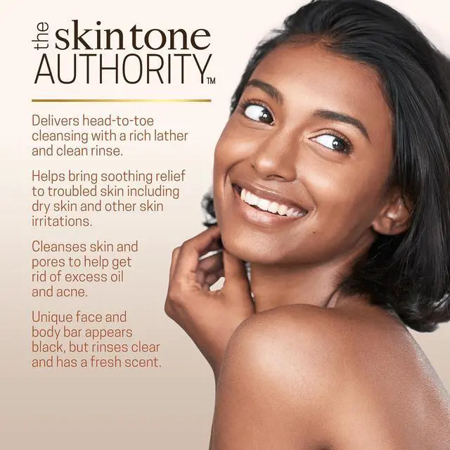 Alt view image 3 of 6 - Black Soap Face & Body Bar, Cleans and Nourishes Skin, Rinses Clear, 5.3 Ounce