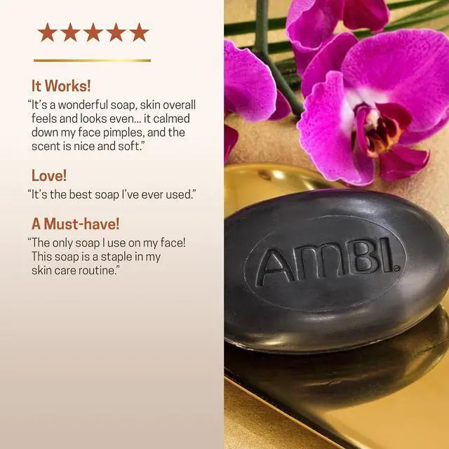 Alt view image 5 of 6 - Black Soap Face & Body Bar, Cleans and Nourishes Skin, Rinses Clear, 5.3 Ounce