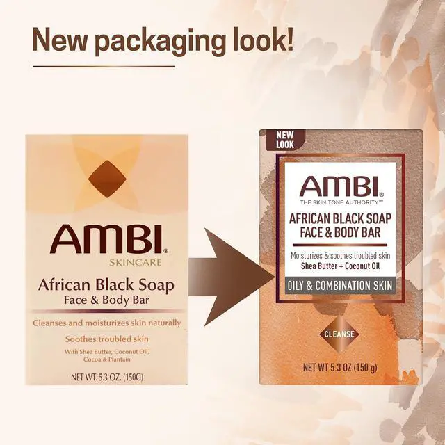 Alt view image 6 of 6 - Black Soap Face & Body Bar, Cleans and Nourishes Skin, Rinses Clear, 5.3 Ounce