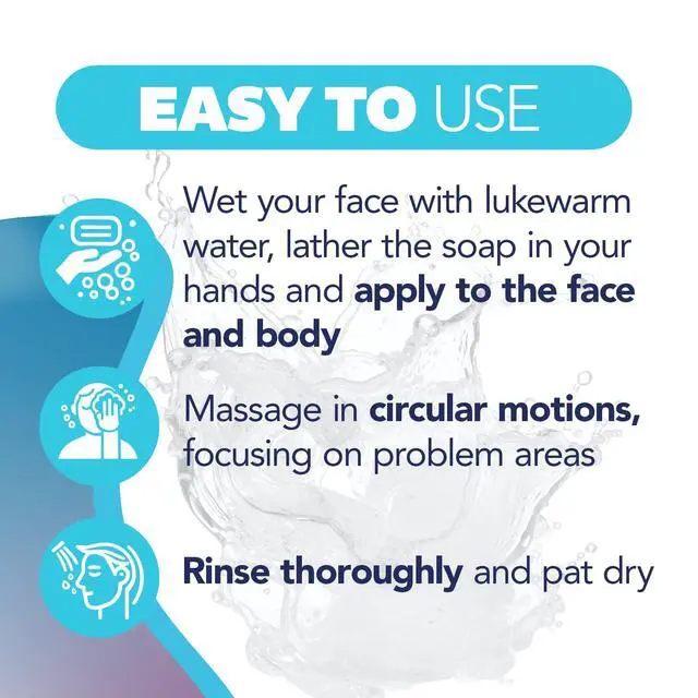 Alt view image 5 of 7 - Acne Treatment Scrub Cleansing Bar Soap | Removes pore-clogging dirt & impurities, Helps eliminate blackheads, Deep cleansing without blackheads, Salicylic Acid Cleanser, Size 4 Oz, 1-Pack