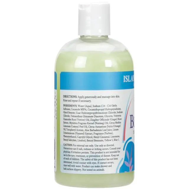 Alt view image 3 of 6 - Botanicals Nourishing Body Wash, Island Tranquility, 100% Vegan & Cruelty-Free, Green Tea & Lemongrass Scent, 12 Fl Oz
