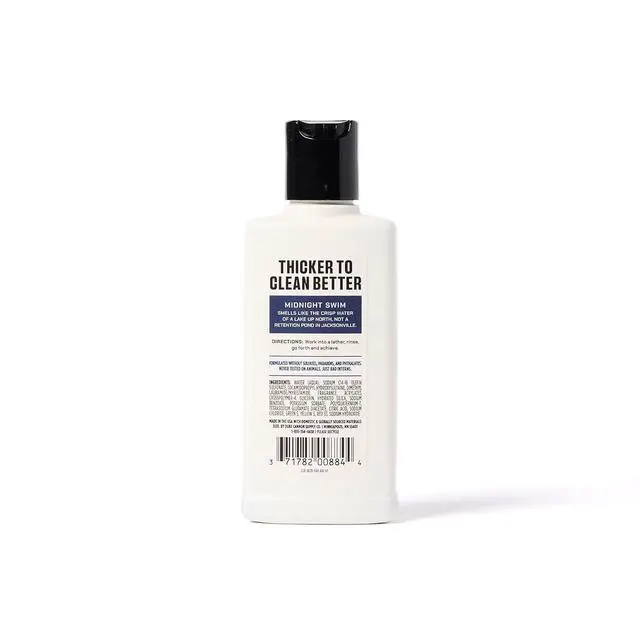 Alt view image 2 of 5 - THICK High Viscosity Travel Size Body Wash for Men - 3 fl oz - Midnight Swim - Sandalwood + Lavender Scent - Mineral-Enriched, Cleansing Shower Gel