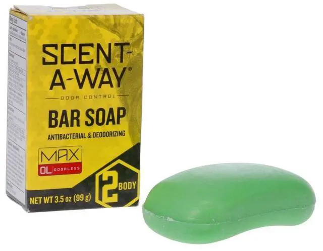 Main image of Bar Body Soap - Hunting Odorless Green Soap Scent Eliminator for Hunters, Trappers, Anglers, and Campers - 3.5 Oz Bar