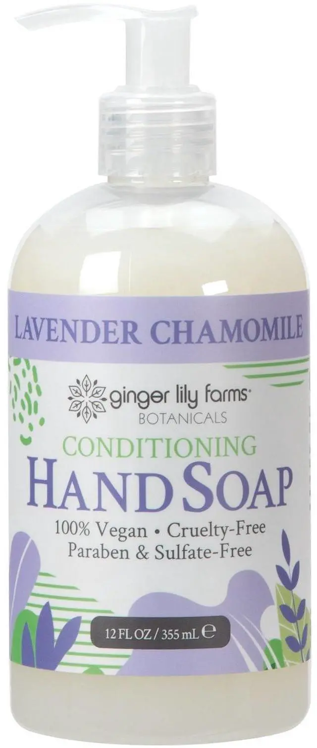 Main image of Botanicals Conditioning Liquid Hand Soap Refill, 100% Vegan & Cruelty-Free, Lavender Chamomile Scent, 12 Fl Oz