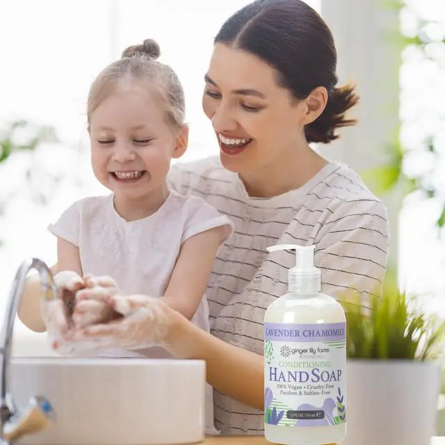 Alt view image 6 of 6 - Botanicals Conditioning Liquid Hand Soap Refill, 100% Vegan & Cruelty-Free, Lavender Chamomile Scent, 12 Fl Oz