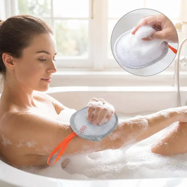 Alt view image 2 of 7 - 4Pcs Soap Bag Double Layer Bar Soap Saver Pouch Sandwich Soaps Bag