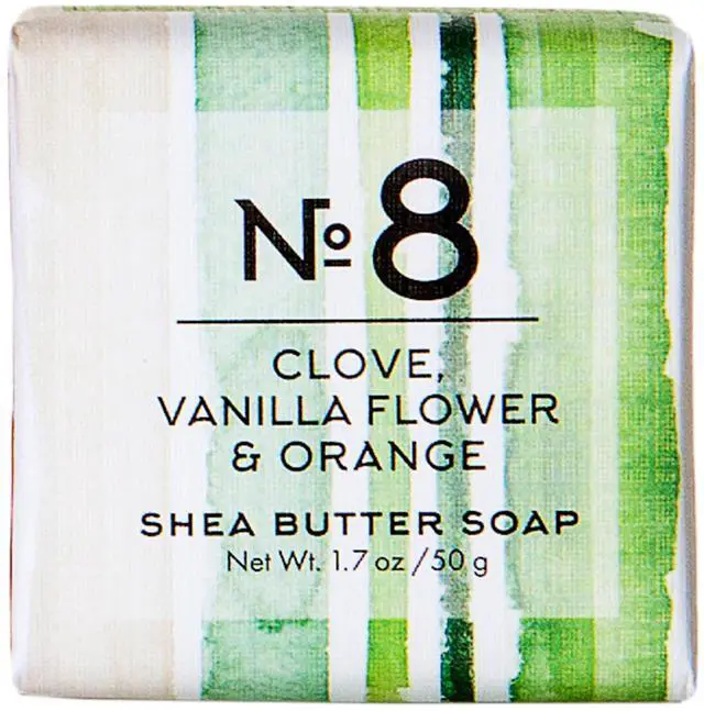 Main image of Travel Sized Italian Soap Bar (50g) - No. 8 Clove, Vanilla Flower and Orange