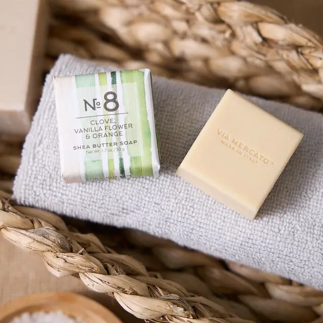 Alt view image 4 of 5 - Travel Sized Italian Soap Bar (50g) - No. 8 Clove, Vanilla Flower and Orange