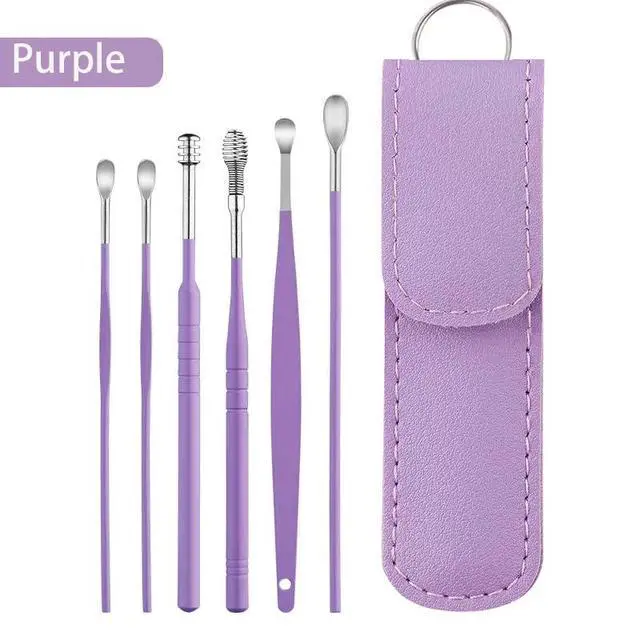 Alt view image 3 of 6 - 18 Pcs Ear Wax Removal Kit- Ear Cleaner Tool Stainless Steel- Portable Spiral Cleaning Tools with Storage Box for Adults (18 Pcs)