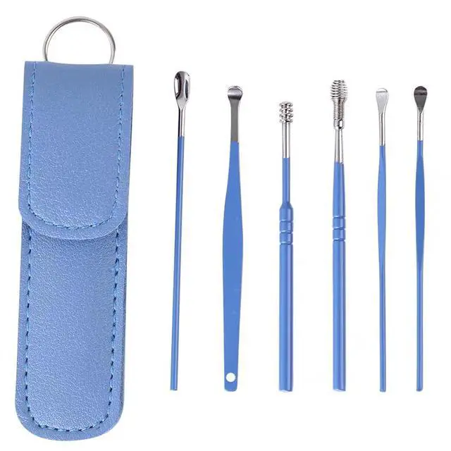 Alt view image 5 of 6 - 18 Pcs Ear Wax Removal Kit- Ear Cleaner Tool Stainless Steel- Portable Spiral Cleaning Tools with Storage Box for Adults (18 Pcs)