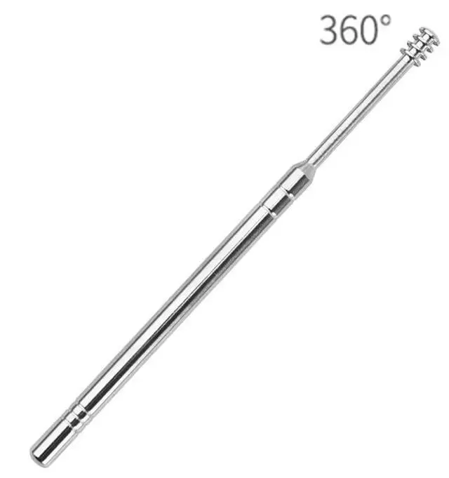 Alt view image 3 of 3 - Ear Wax Removal Tool Kit, 6 Piece Stainless Steel Earwax Remover Set with Spoon and Curette, Ear Cleaning Tools with Yellow Carrying Case