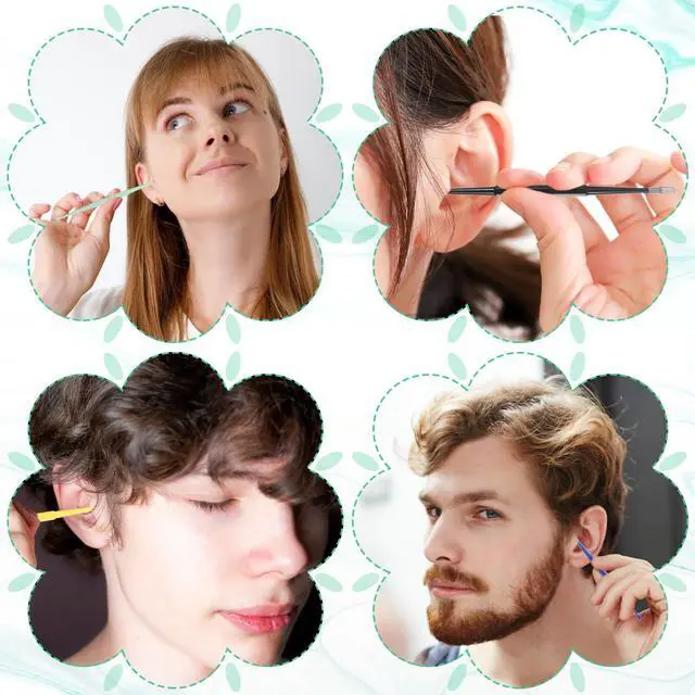 Alt view image 7 of 7 - 8 Pcs Spiral Ear Wax Removal Tool, Silicone Ear Cleaning Kit Reusable Silicone Ear Cleaner Safe Ear Scratcher Soft Ear Wax Cleaner Tool Earwax Removal Tools for Olders Adult Kids