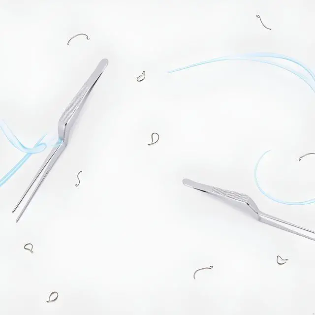 Alt view image 4 of 5 - Ear Tweezers Professional Spiral Design Stainless Steel Lighting Ear Tweezers Ear Clip Dug Earwax Tools Ear Care Earwax Removal Products Silver, Ear Wax